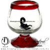 Copa Coñac Con Escorpión Negro Borde y Pie de Color - Thumbnail Image 11
