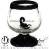 Copa Coñac Con Escorpión Negro Borde y Pie de Color - Thumbnail Image 16