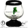 Copa Coñac Con Trébol de Cuatro Hojas Borde y Pie de Color - Thumbnail Image 16