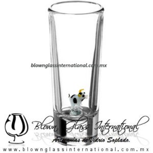 Tequilero Cónico Industrializado Cristal con Vaca