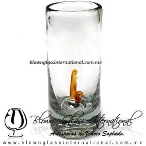 Tequilero Cilíndrico Cristal Con Pene