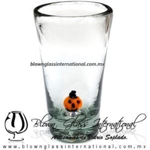 Tequilero Cónico Cristal con Calabaza