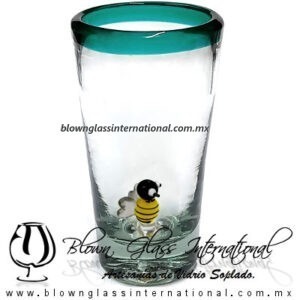 Tequilero Cónico Borde de color con Abeja Tradicional
